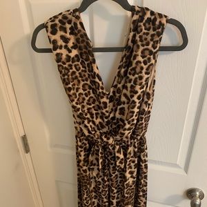 Cheetah print romper!
